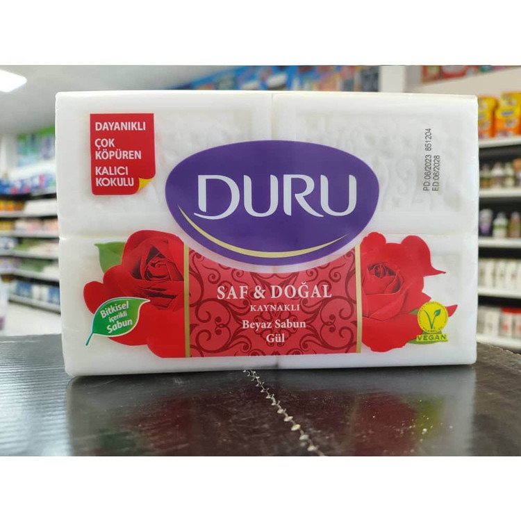 صابون دورو با رایحه گل رز بسته 4 عددی