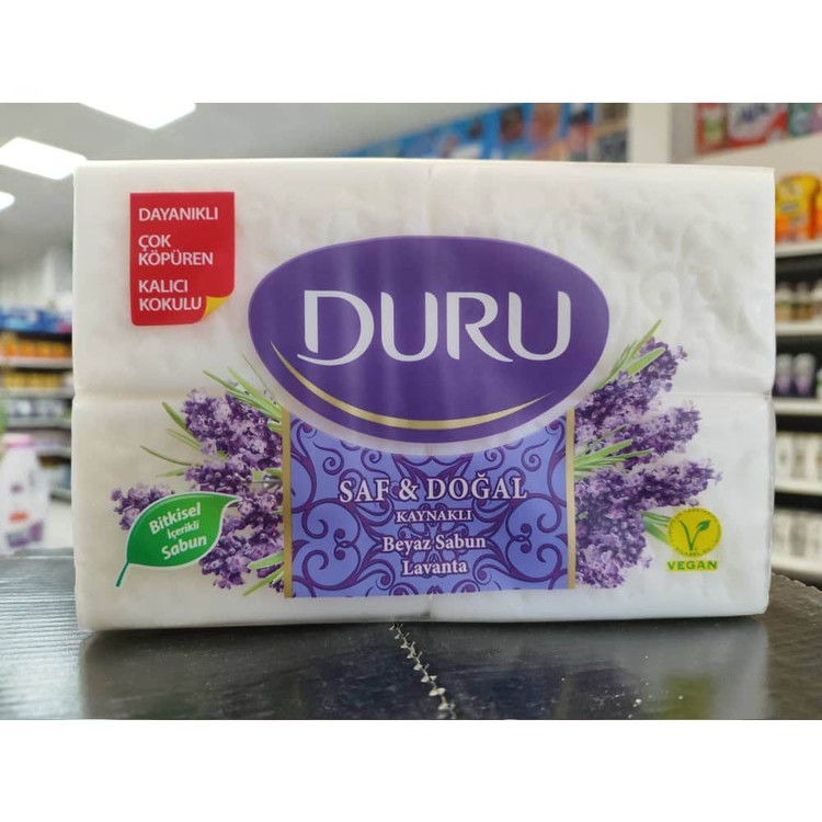 صابون حمام دورو DURU مدل Saf & Dogal بسته 4 عددی
