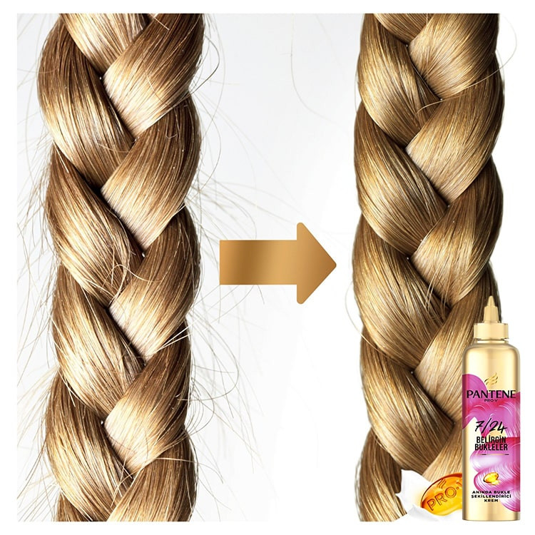 کرم موی موج دهنده پنتن PANTENE ترکیه مدل BELIRGIN BUKLELER مخصوص موهای فر حجم 300 میل