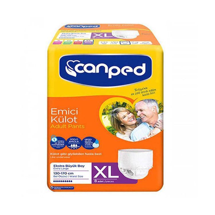 پوشک بزرگسالان شرتی جانپد سایز XL بسته 8 عددی