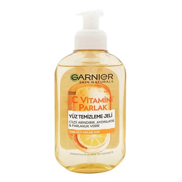 ژل شستشوی صورت گارنیر مدل Vitamin C حجم 200 میلی لیتر