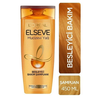 شامپو لورال LOREAL Elseve طلایی مدل تقویت کننده و تغذیه کننده مخصوص موهای معمولی و خشک 400 میل
