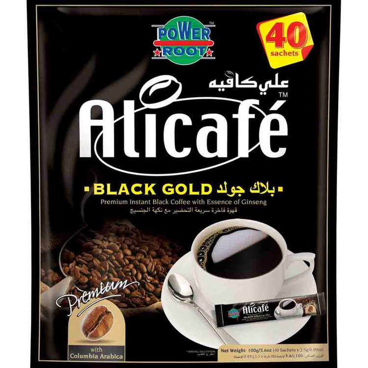 قهوه فوری علی کافه (Alicafe) مدل بلگ گلد 40 عددی