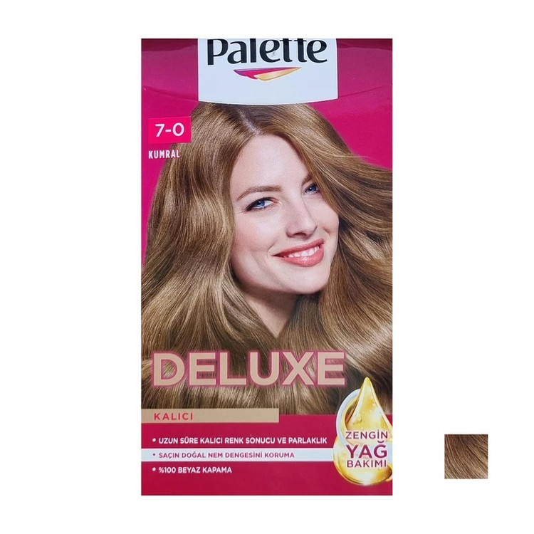 کیت رنگ مو پلت سری DELUXE شماره 0-7 حجم 50 میلی لیتر رنگ نسکافه ای