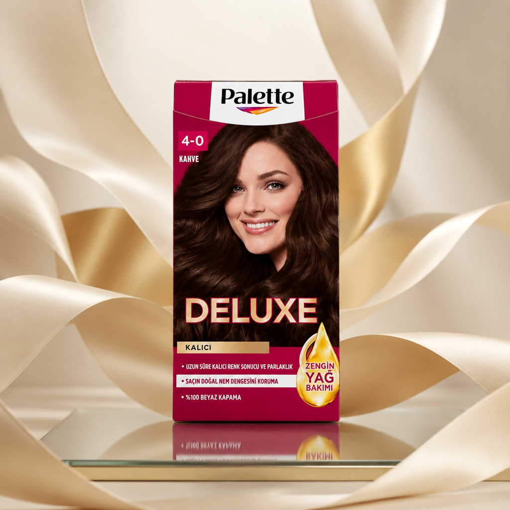 رنگ موی پالت دلوکس Palette Deluxe شماره 0-4 قهوه‌ای Kahve
