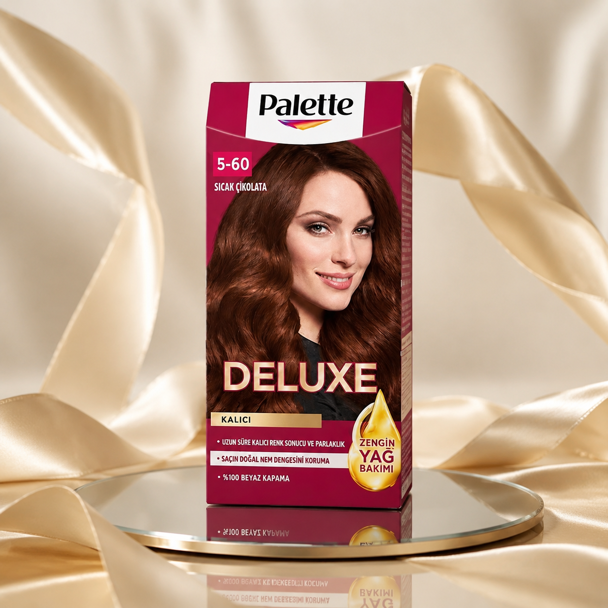 رنگ موی پالت دلوکس Palette Deluxe شماره 60-5 شکلاتی گرم Sıcak Çikolata