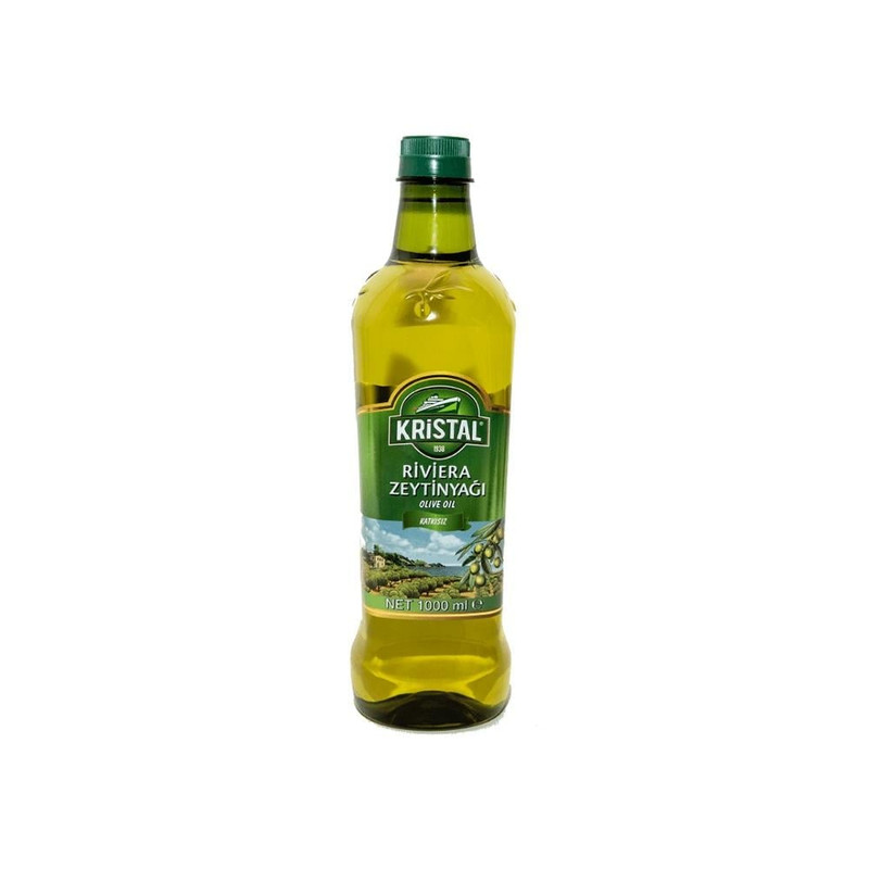روغن زیتون بکر بی بو کریستال - 1000 میلی لیتر