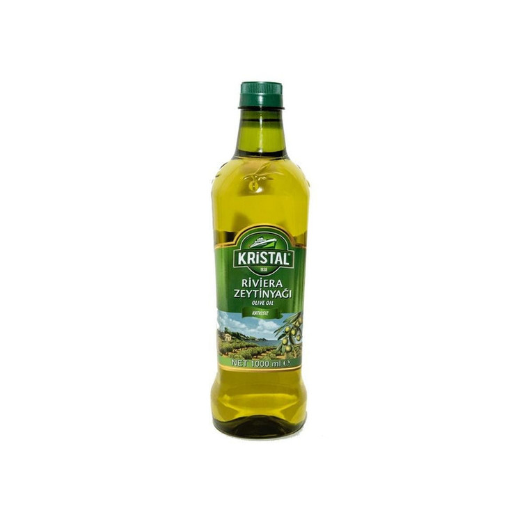 روغن زیتون بکر بی بو کریستال - 1000 میلی لیتر