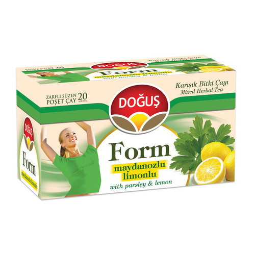 چای میوه ای طعم دار لیمو دوغوش بسته 20 عددی